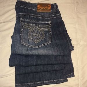 Seven7 bootcut jeans: 32inseam like new